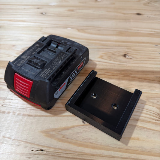 Wandhalterung für Bosch 18V Akkus