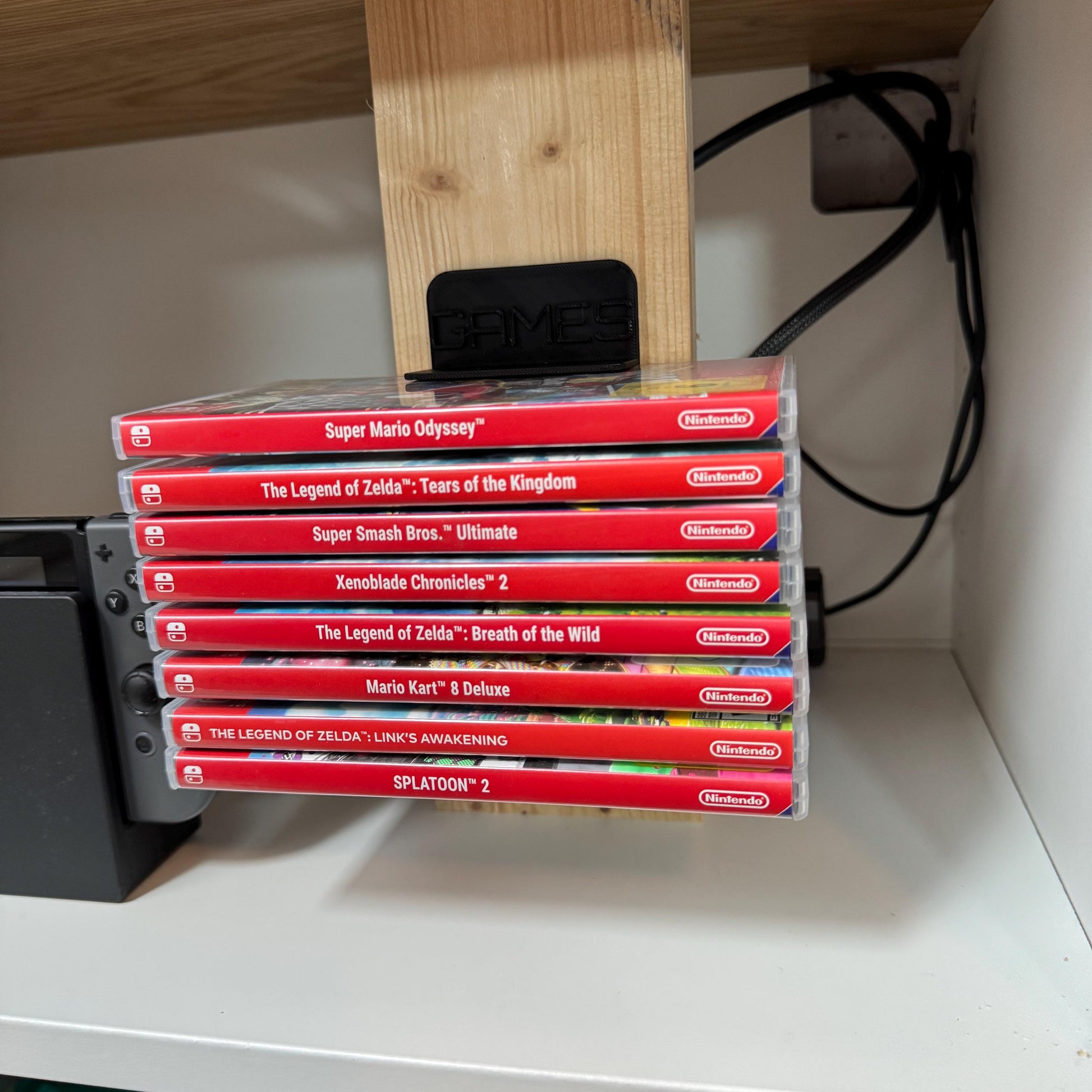 nintendo spiele aufbewahrung Nintendo Switch 1+2 Game Case Organizer / 8 Spiele – CraftyHub