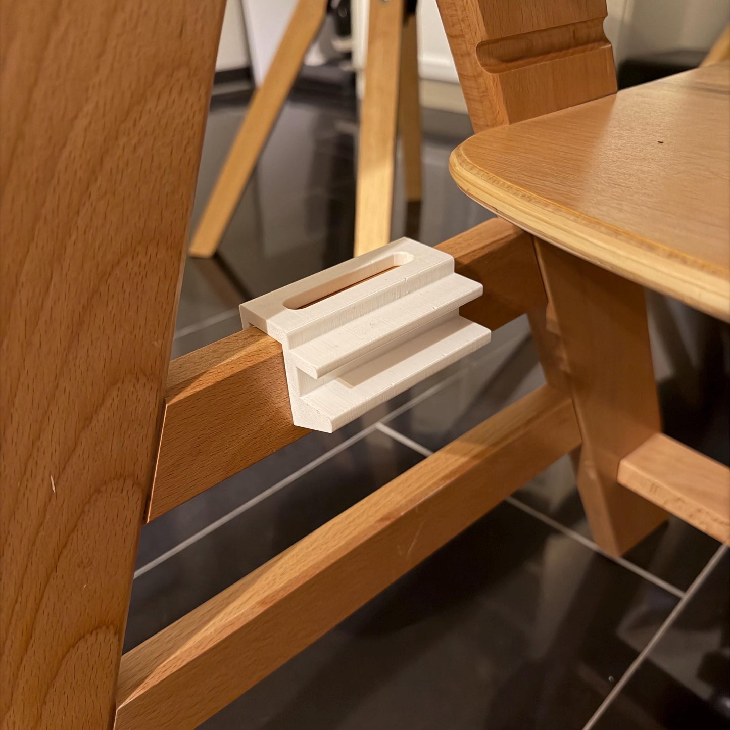 Adapter für Hauck Alpha / Beta | IKEA Trofast Box Halterung | Stauraum-Erweiterung für Hochstuhl