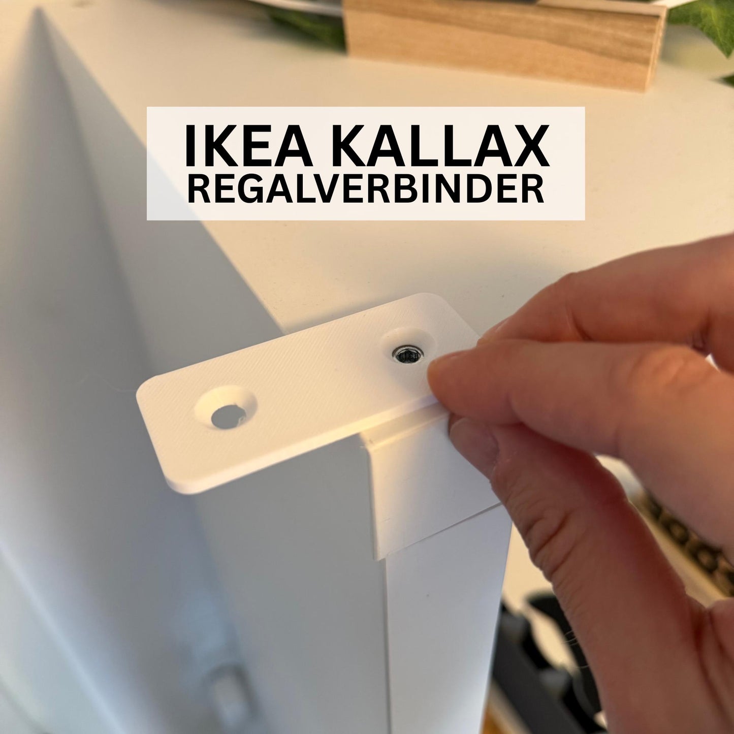 Regalverbinder passend für IKEA KALLAX - ohne bohren! Einfache Montage