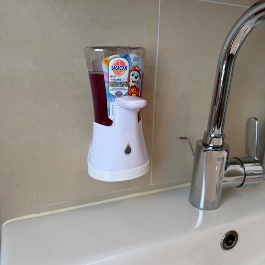 Wandhalterung für Sagrotan No Touch Seifenspender - ohne bohren!