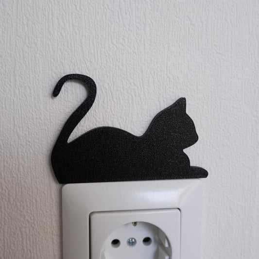 Katzen Kantenhocker für Lichtschalter & Steckdosen – süße Deko für Katzenliebhaber | Motiv3