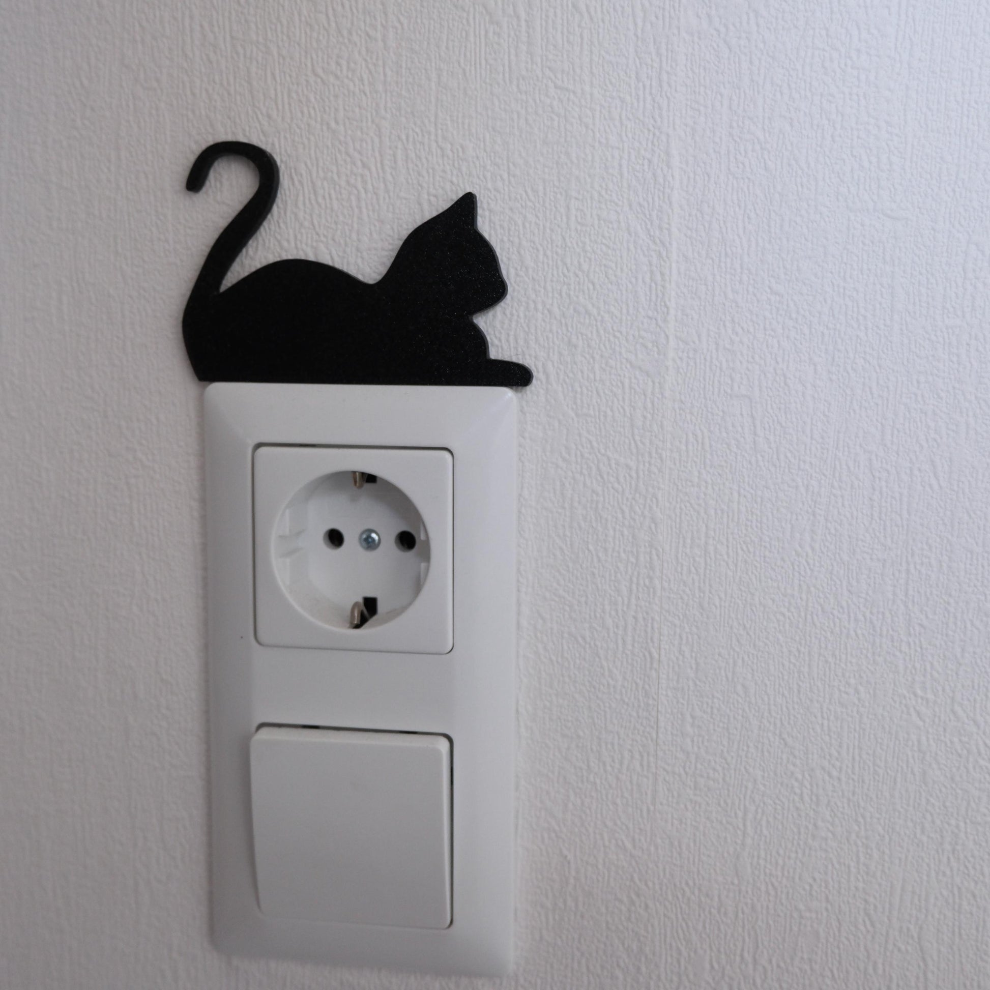 Katzen Kantenhocker für Lichtschalter & Steckdosen – süße Deko für Katzenliebhaber | Motiv3